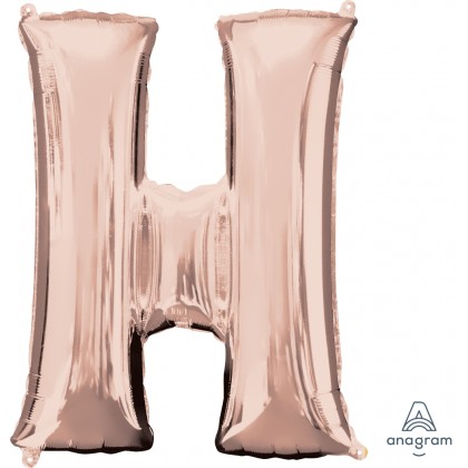 P50 32" (Rose Gold) Letter H SuperShape™